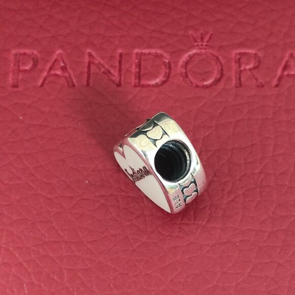 Pandora Indiana Exclusive Charm Heart Bead Pendant S925 Silver with box - Picture 5 of 6